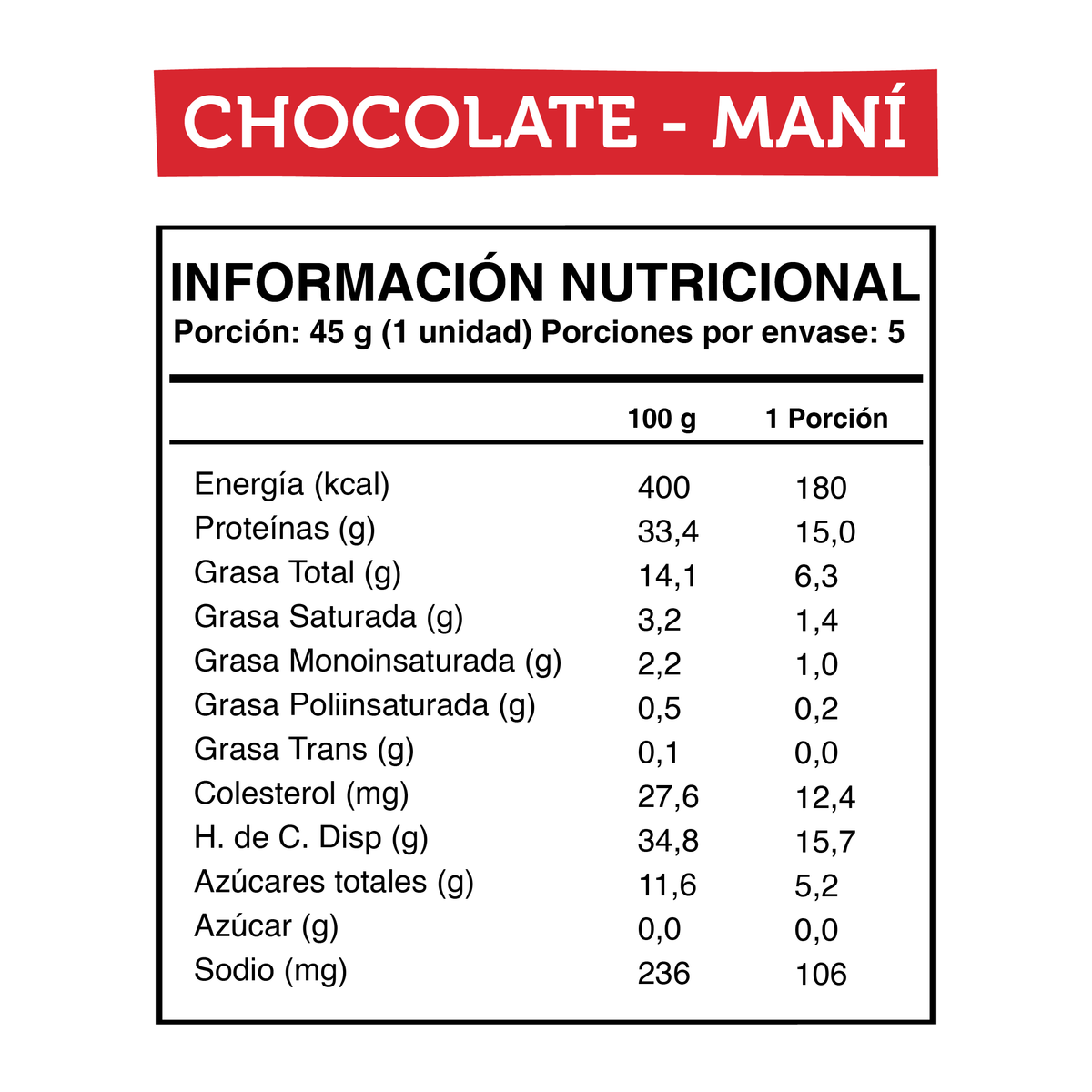 Pack Wild Protein Chocolate-Maní 30 Unidades (6 Cajas)